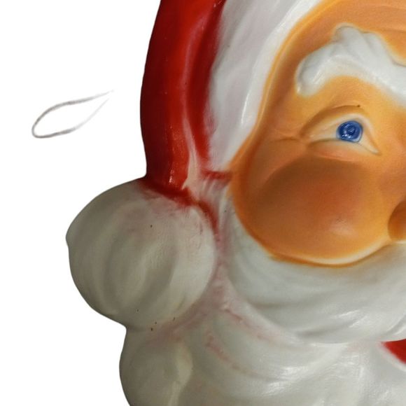 Vintage 1989 Union Products Inc. Santa Christmas Blow Mold Plastic 21.5”… - Picture 8 of 10